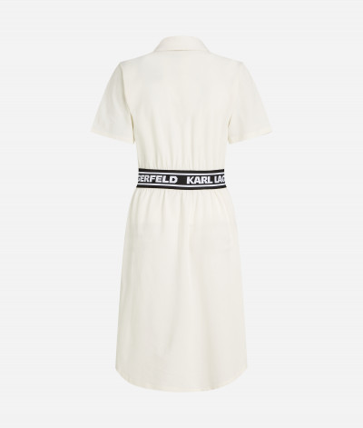 ŠATY KARL LAGERFELD PIQUE POLO DRESS - Fotografia č. 7