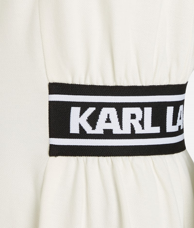 ŠATY KARL LAGERFELD PIQUE POLO DRESS - Fotografia č. 8