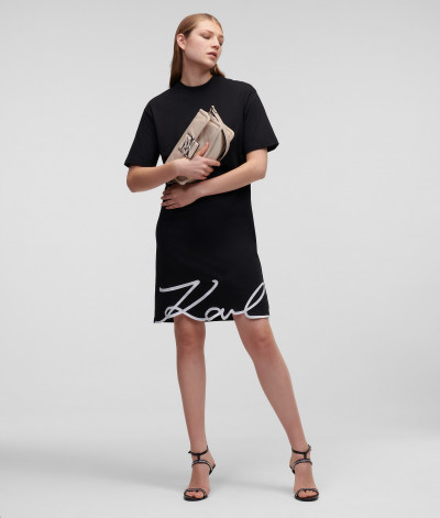 RUHA KARL LAGERFELD KARL SIGNATURE HEM DRESS - Kép 2