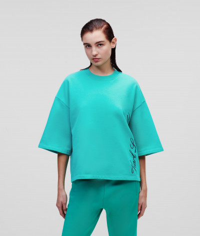 MIKINA KARL LAGERFELD HOTEL KARL SSLV SWEATSHIRT - Fotografie č. 1
