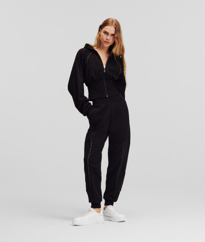 MIKINA KARL LAGERFELD PUFFY SLEEVE HOODIE - Fotografie č. 2