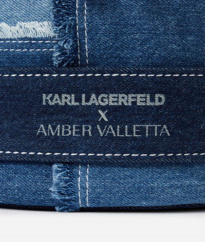 KABELKA KARL LAGERFELD KLXAV BUCKET BAG DENIM - Fotografie č. 4
