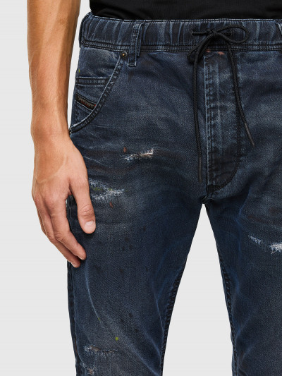 DŽÍNSY DIESEL KROOLEY-NE SWEAT JEANS - Fotografia č. 4