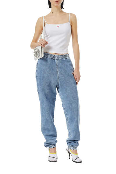 DŽÍNSY DIESEL D-LAB-NE SWEAT JEANS - Fotografia č. 4