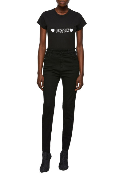 DŽÍNSY DIESEL SLANDY-HIGH  TROUSERS - Fotografia č. 3