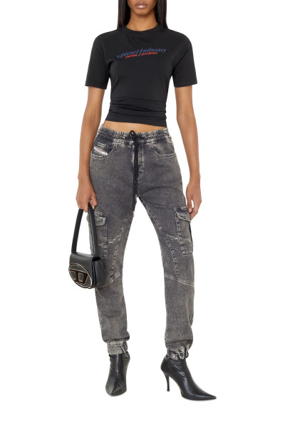 DŽÍNSY DIESEL D-URSY-NE SWEAT JEANS - Fotografia č. 4