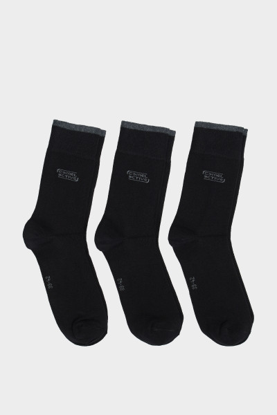 PONOŽKY 3-PACK CAMEL ACTIVE BASIC SOCKS 3ER GREY MEL 39-42 - Fotografie č. 2