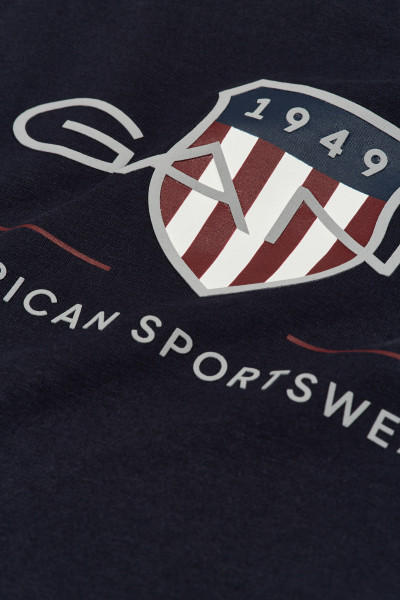 TRIČKO GANT ARCHIVE SHIELD LS T-SHIRT - Fotografie č. 3