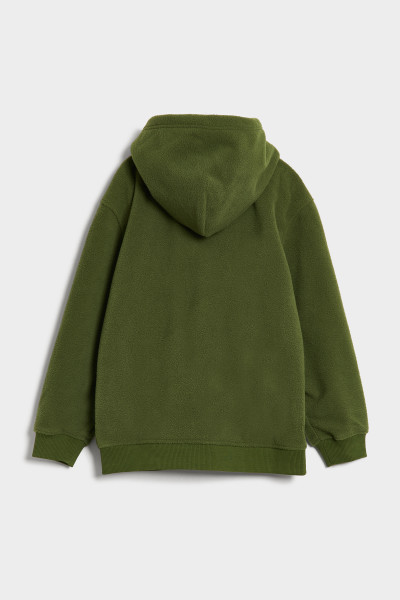 MIKINA GANT FLEECE FULL ZIP HOODIE - Fotografia č. 2