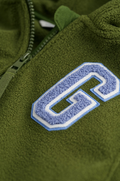 MIKINA GANT FLEECE FULL ZIP HOODIE - Fotografia č. 3