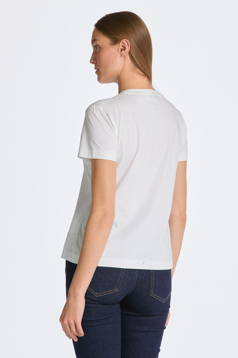 GANT Damen Reg Shield Ss T-Shirt – Klassisches Baumwoll-Shirt Für Den Alltag
