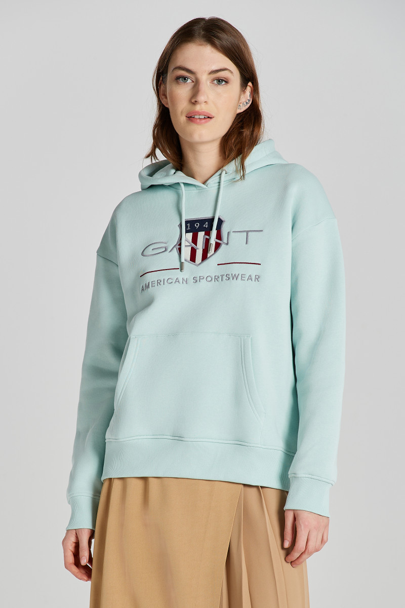GANT Archive Shield Hoodie, Felpa con Cappuccio Bambini Unisex GANT Archive Shield Hoodie, Felpa con Cappuccio Bambini Unisex