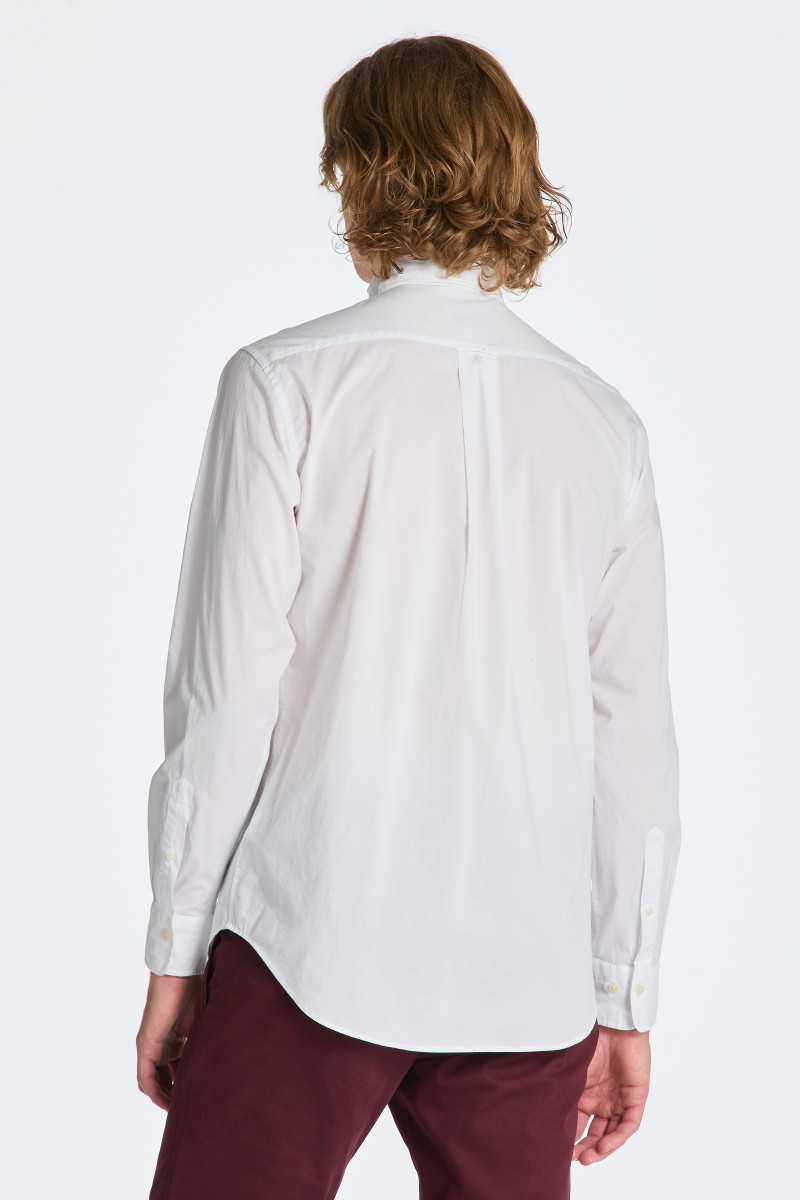 ING GANT REG POPLIN SHIRT WHITE