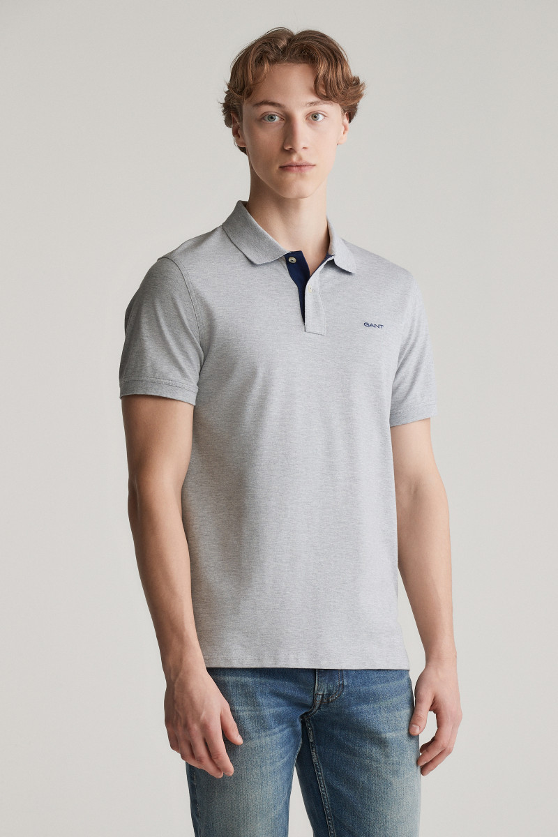 Gant Purple Sunfaded Rugger Regular Fit Pique Polo Tshirt