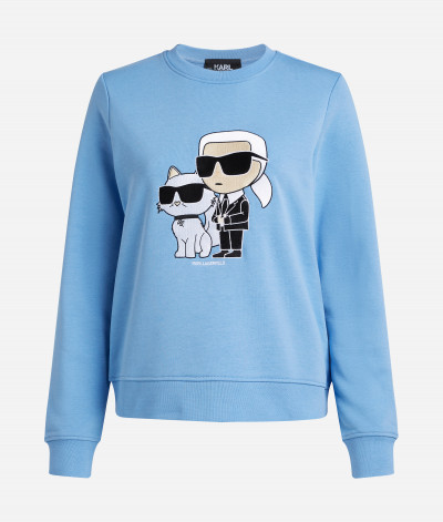 MIKINA KARL LAGERFELD IKONIK 2.0 SWEATSHIRT - Fotografie č. 6