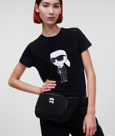 ĽADVINKA KARL LAGERFELD K/IKONIK 2.0 NYLON BUMBAG - Fotografia č. 5