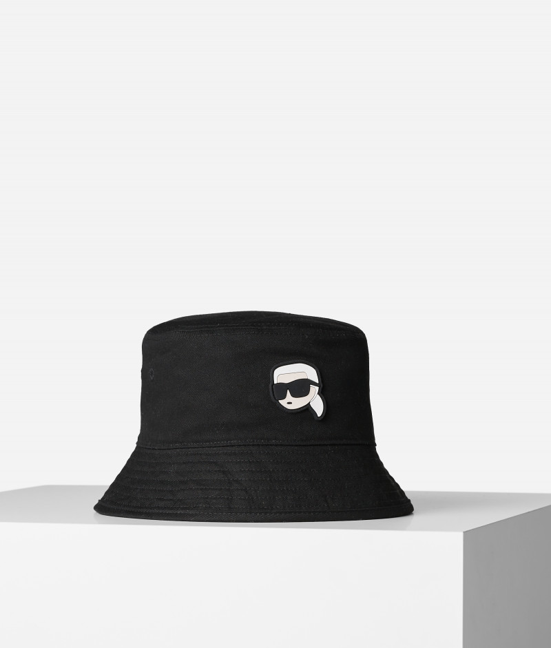 KARL LAGERFELD K/IKONIK 2.0 REVERS BUCKET HAT 帽子 ハット KLOBÚK KARL LAGERFELD K/IKONIK 2.0 REVERS BUCKET HAT BLACK