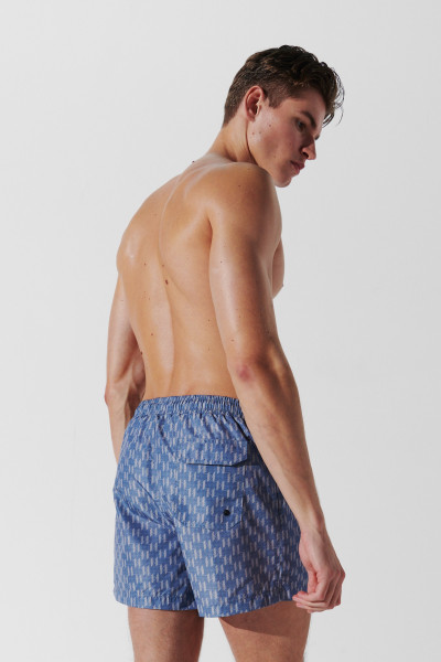 PLAVKY KARL LAGERFELD KL MONOGRAM SHORT BOARDSHORTS - Fotografie č. 2