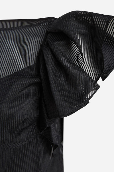 KOŠILE KARL LAGERFELD RUFFLE TOP - Fotografie č. 8