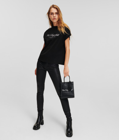 TRIČKO KARL LAGERFELD KARL SIGNATURE T-SHIRT - Fotografia č. 2