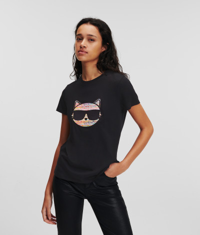 TRIČKO KARL LAGERFELD BOUCLE CHOUPETTE T-SHIRT - Fotografia č. 1