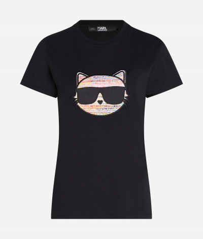 TRIČKO KARL LAGERFELD BOUCLE CHOUPETTE T-SHIRT - Fotografia č. 6