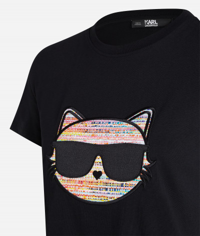 TRIČKO KARL LAGERFELD BOUCLE CHOUPETTE T-SHIRT - Fotografia č. 8