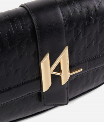 KABELKA KARL LAGERFELD K/SADDLE SHOULDERBAG EMBOSS - Fotografie č. 5