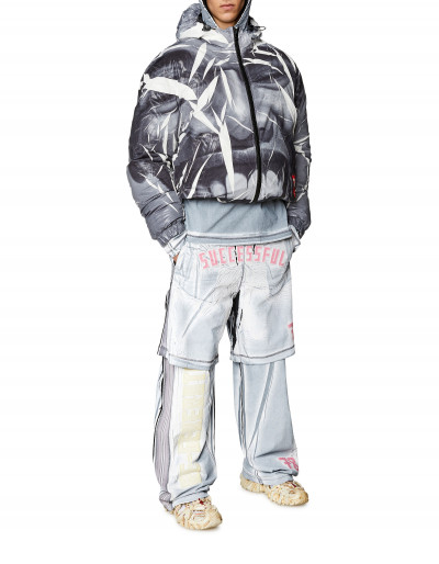 KALHOTY DIESEL P-ROWY-LONG TROUSERS - Fotografie č. 1