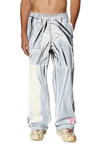 KALHOTY DIESEL P-ROWY-LONG TROUSERS - Fotografie č. 2