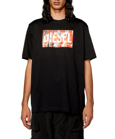 TRIČKO DIESEL T-JUST-L13 T-SHIRT - Fotografia č. 3