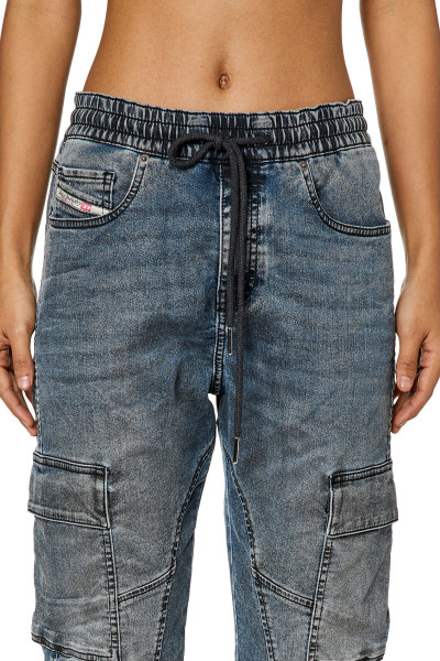 DŽÍNY DIESEL D-URSY JOGG SWEAT JEANS - Fotografie č. 4