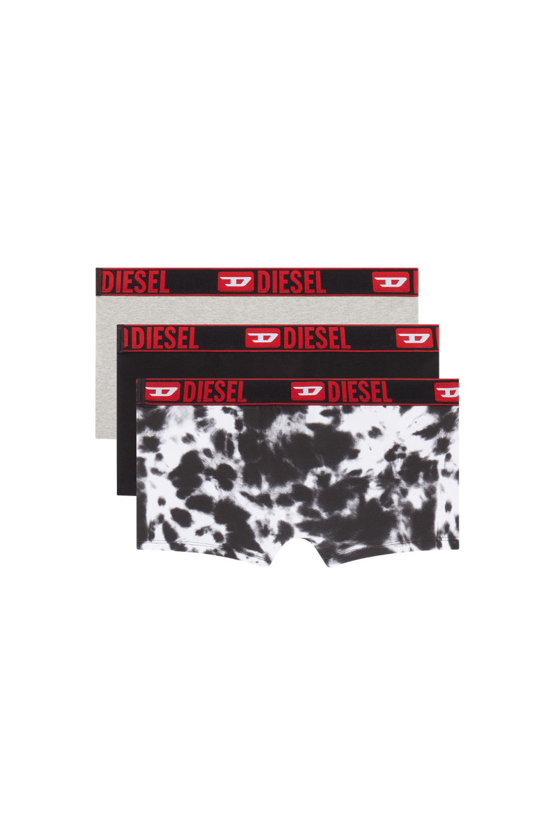 Diesel Men's Umbx-shawn 3 Pack Logo Boxer Briefs In Black | ModeSens