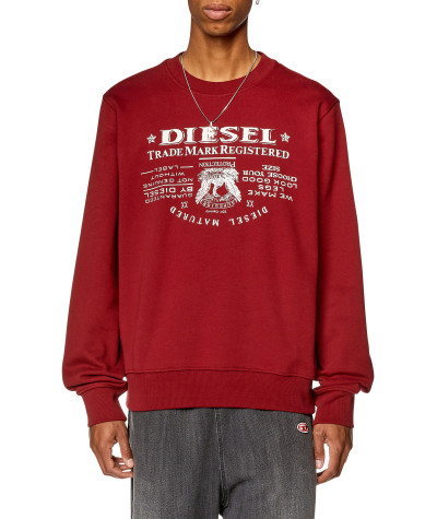 MIKINA DIESEL S-GINN-L2 SWEAT-SHIRT - Fotografie č. 1