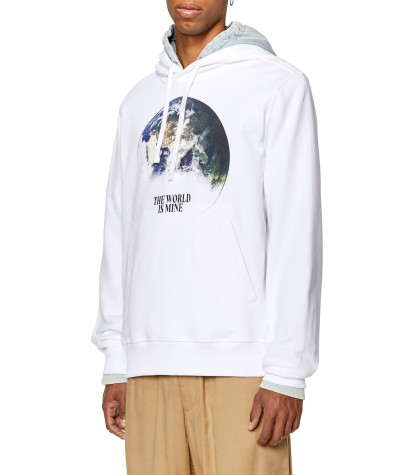 MIKINA DIESEL S-GINN-WELT-HOOD SWEAT-SHIRT - Fotografia č. 1