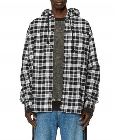 KOŠEĽA DIESEL S-DEWNY-HOOD SHIRT - Fotografia č. 1