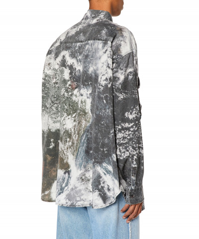 KOŠEĽA DIESEL S-DEWNY-CMF SHIRT - Fotografia č. 4