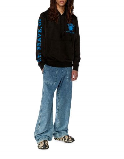 MIKINA DIESEL S-GINN-HOOD-K21 SWEAT-SHIRT - Fotografie č. 2