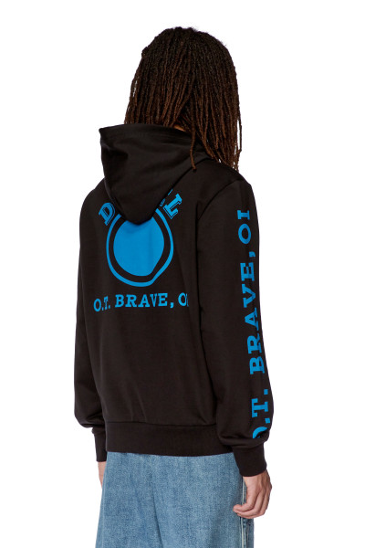 MIKINA DIESEL S-GINN-HOOD-K21 SWEAT-SHIRT - Fotografie č. 3