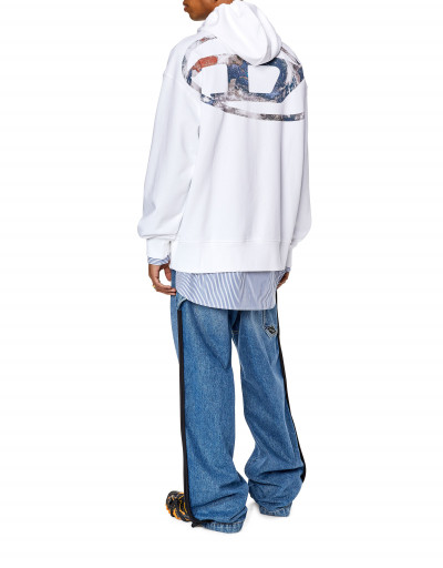 MIKINA DIESEL S-MACS-HOOD-L4 SWEAT-SHIRT - Fotografia č. 2