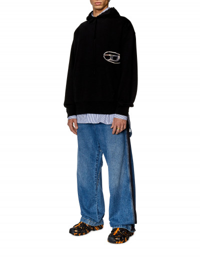 MIKINA DIESEL S-MACS-HOOD-L4 SWEAT-SHIRT - Fotografia č. 3