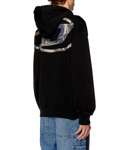 MIKINA DIESEL S-MACS-HOOD-L4 SWEAT-SHIRT - Fotografia č. 2