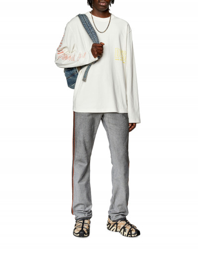 PÓLÓ DIESEL T-CRANE-LS-L5 T-SHIRT - Kép 2