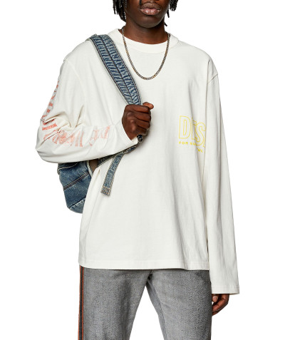 PÓLÓ DIESEL T-CRANE-LS-L5 T-SHIRT - Kép 1