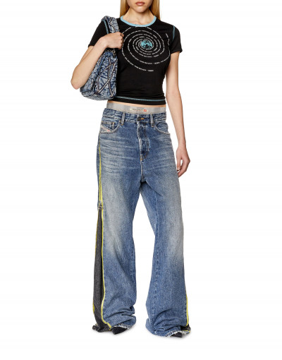 TRIČKO DIESEL T-UNCUTIE-LONG-L3 T-SHIRT - Fotografia č. 2