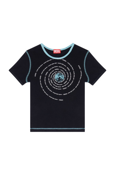 TRIČKO DIESEL T-UNCUTIE-LONG-L3 T-SHIRT - Fotografia č. 4