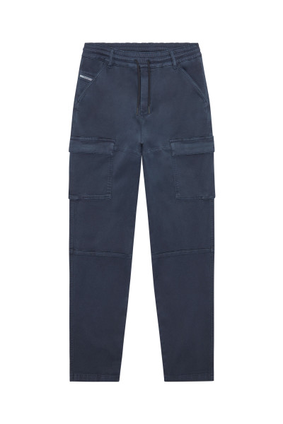 DŽÍNSY DIESEL D-KROOLEY-CARGO JOGG SWEAT JEANS - Fotografia č. 4