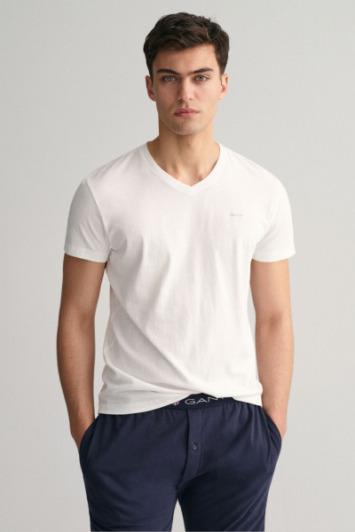 SPODNÁ BIELIZEŇ GANT V-NECK T-SHIRT 2-PACK - Fotografia č. 2