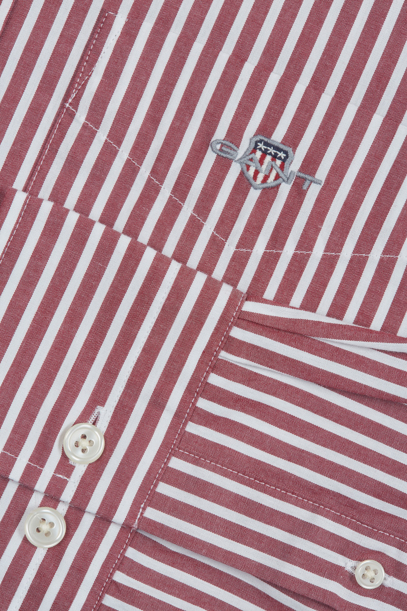 GANT CLASSIC TARTAN SHIRT - Camicia - ruby red