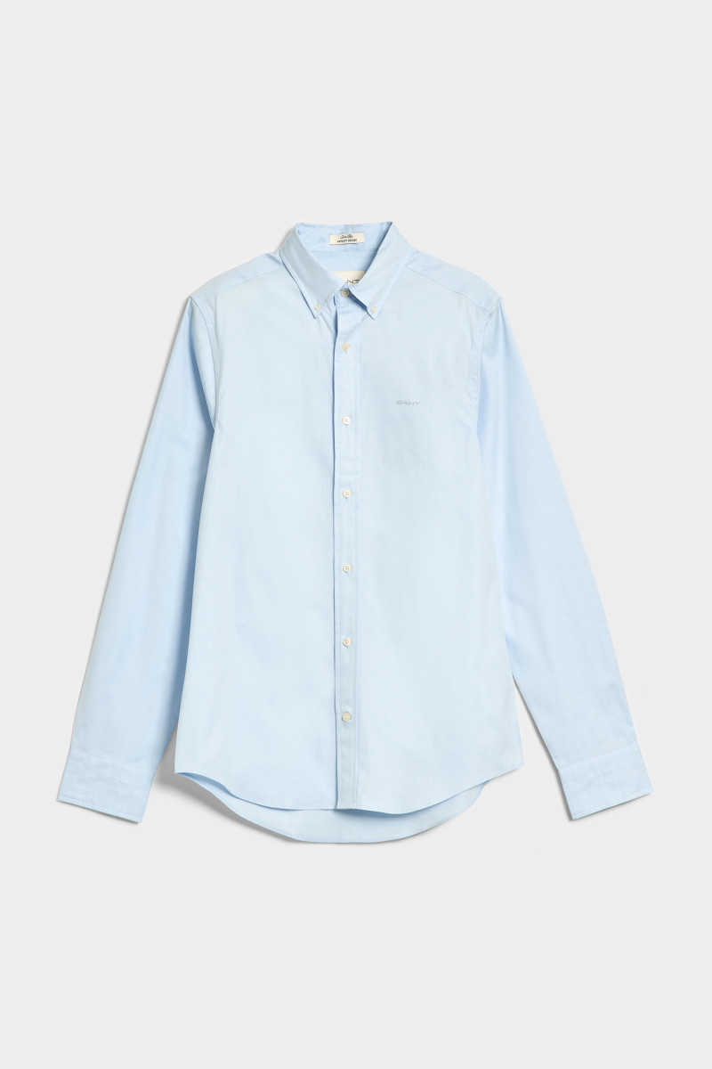 Gant Blue Pinpoint Oxford Clu Slim Fit Shirt